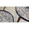 Warli Chitra Round Nesting Tables with Wooden Legs, Side Tables, Wooden Tables, Living Room Decor by A Tiny Mistake