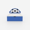Sweet Slumber Toddler Bed in Football Theme