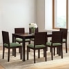Floyd 6 Seater Dining Table Glass Top With Set Of 6 Oribi Dining Chairs