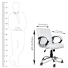 Bozo Medium Back Office Executive Chair (White)