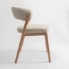 Harbor Solid Wood Dining Chair in Beige Colour