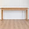 Aaranya Solid Wood Console Table in Natural Finish 178 cm