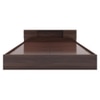 Hoshi Engineered Wood King  Size Bed With Box Storage (Walnut Finish)