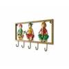 Metal Handpainted Musician Key Holder in Multicolour