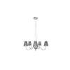 Yearby 5-Light Sputnik Glass Shade chandelier