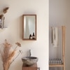 Sparkler Solid Wood Mirror In Provincial Teak 30 x 55 cm