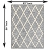 Nordic Diamond Carpet Size 7.6x5.3 ft.