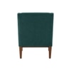 Claudia Boucle Fabric Arm Chair in Green Colour