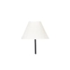 Storm Off-White Cotton shade with Iron floor lamp