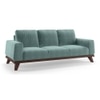 Granada Sofa Set (Colour : Dusty Turquoise Velvet , Seater : 3+1+1)