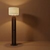 Ventus Beige Jute Floor Lamp with Beige Jute Base