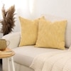 Vindhya Set Of 2 Cushion Covers With Yellow Colour