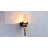 Marco Matte Black & Brass Wall Light