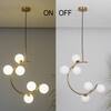 Gloster Contemporary White Glass Premium Ball Chandelier