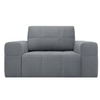 Riyab  Pull Out Sofa cum Bed  in Grey Colour