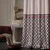 Stoa Paris Satin Curtain for Door, 70% Blackout Curtains, Sun Protection, Set of 2, Versailles - Noble Rose