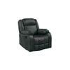 Avalon Leatherette One Seater Manual Recliner in Blue Colour