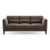 Lewis Sofa (Colour : Daschund Brown, Cushion : Hard, Seater : 3+1+1)