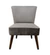 Rowan Solid Wood Accent Chair in Brown Colour