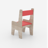 Topolino Toddler Activity Chair in Oak and Red