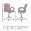 Veaoilaa Mid Back Executive Chair in Maroon Colour