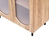 Stellar Multipurpose Storage Cabinet (Medium Size, Oak)