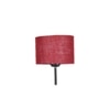 Opal Maroon Jute shade with Iron floor lamp
