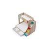 Pattern Dreams Bunk Bed with Storage in Oak Colour BKBB020