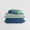 Stoa Paris 300TC UltrSatin Super King Bedsheet Set Satin Super Blue Green