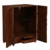 D'Dass Big Wooden Temple For Pooja Cabinet In Home and Office With Door