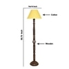 Devansh Wooden Floor Lamp