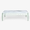 Dastoori Stainless Steel Outdoor Coffee Table in Beige Colour