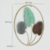 W-Vani Abstract Metal Wall Decor in Multicolor Set of 1
