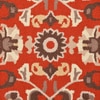 Presto Orange Traditional Hand Tufted Wool Carpet 5X7 Feet