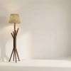 Vrikshya Beige Jute Floor Lamp with Beige Jute Base