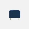 Caraven Fabric Sofa (Navy Blue)