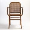 Mehro Solid Wood Dining Chair in Walnut Colour