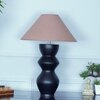 Lgnatio Metal Table Lamp With Beige Cotton Shade