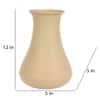 Textured Flower Pot In Beige Colour
