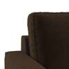Apollo High Back 2 Seater Fabric Sofa in Dark Earth Colour