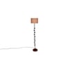 Ewan Grey Cotton Shade Floor Lamp