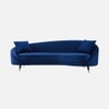Corpen Fabric Sofa (Navy Blue)