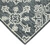 Judith Gray Steel Geometric Hand-Tufted Wool 7.5X5 Feet Carpet
