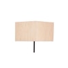 Drake White Cotton Shade Floor Lamp