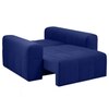 Riyab  Pull Out Sofa cum Bed  in Navy Blue Colour