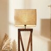 Remy Beige Jute Floor Lamp with Beige Jute Base