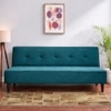 Palermo 3 Seater Sofa Cum Bed In Green Colour
