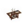 Osnale Engineered Wood Rectangular Shape Coffee Center Sofa Tea/Teapoy Console Table For Sofa Set Living Room Home Hall (Brown Maple)