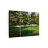 Truss Pcs Green Black Augusta National 13th Hole Canvas Canvas Wall Prints Set of 3 Multicolor Matte