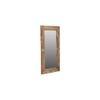 Omari wooden rectangular wall mirror